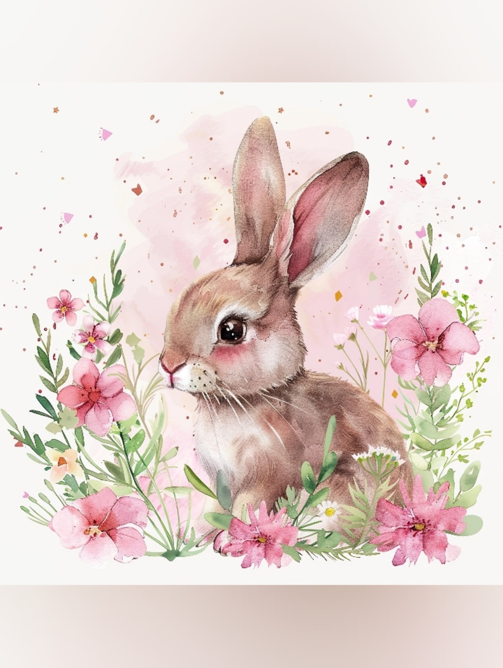 Custom Fridge Magnet Rabbit - Picture 1 of 1